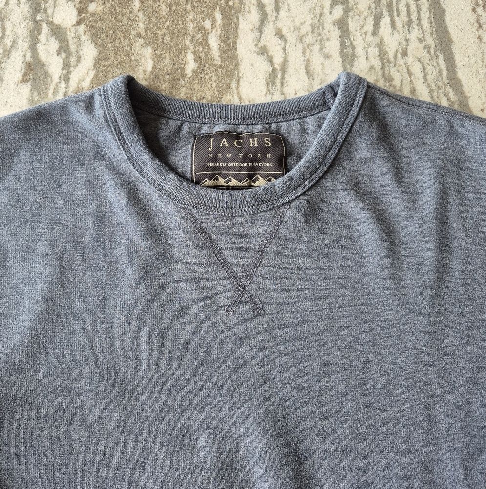 Jachs Men's Blue Crewneck Sweater Size Large